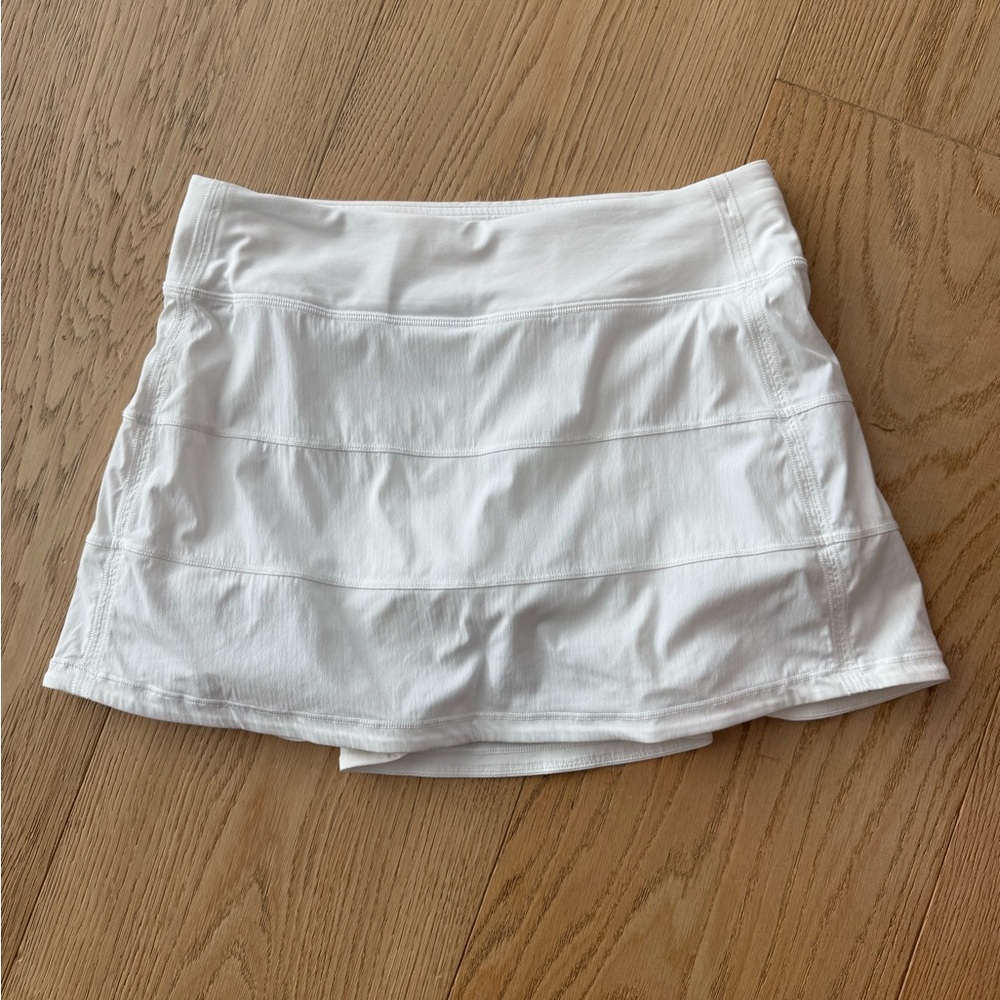 Lululemon Pace Rival Midline Skirt - White